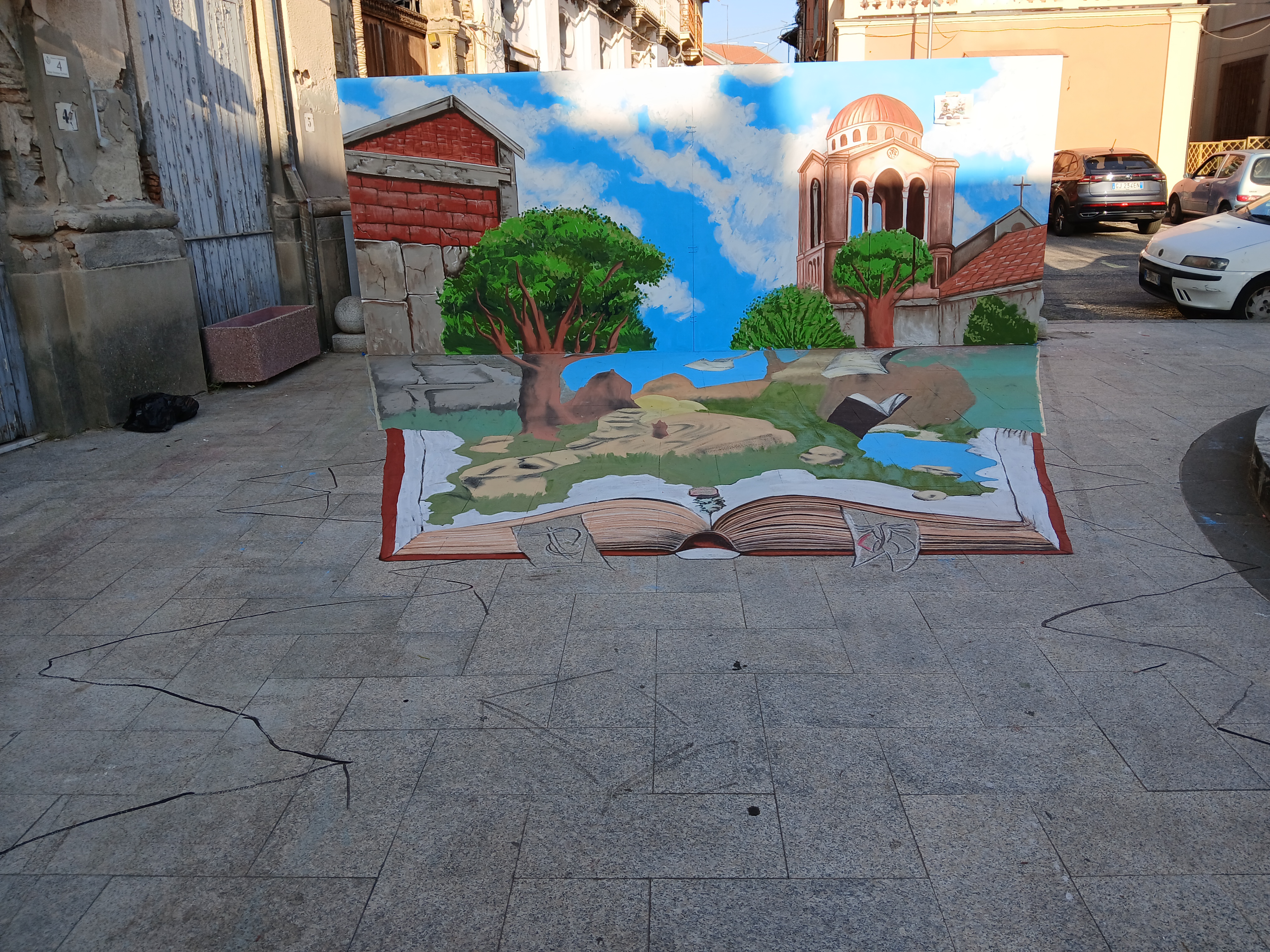 Madonnari 3D – libri e prospettiva